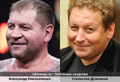 Александр Емельяненко похож на Станислава Дужникова