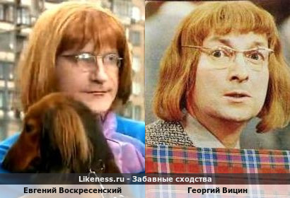 Евгений Воскресенский и Георгий Вицин