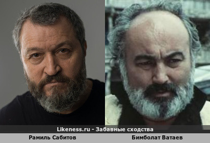 Рамиль Сабитов похож на Бимболата Ватаева