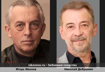 Игорь Иванов похож на Николая Добрынина