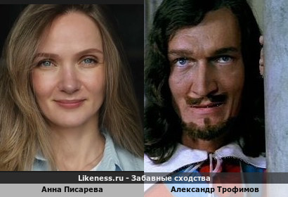 Анна Писарева похожа на Александра Трофимова