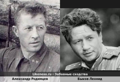 Александр Родимцев похож на Быкова Леонида