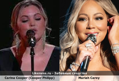 Carina Cooper (Cooper Philipp) напоминает Mariah Carey