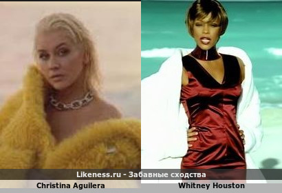 Christina Aguilera напоминает Whitney Houston