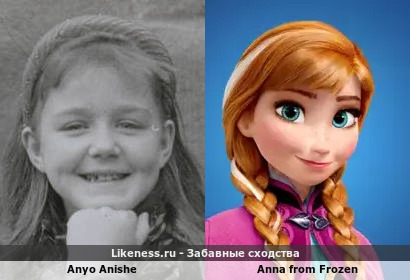 Anyo Anishe напоминает Anna from Frozen