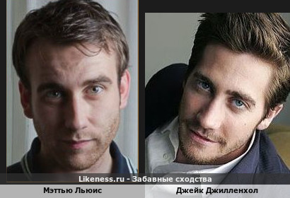 Мэттью Льюис немного похож на Джейк Джилленхол