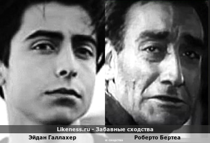 Эйдан Галлахер похож на Роберто Бертеу как внук был-бы похож на деда