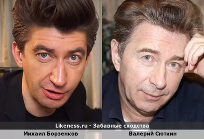 Михаил Борзенков похож на Валерия Сюткина