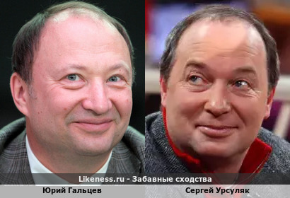 Юрий Гальцев похож на Сергея Урсуляка