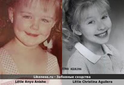 Little Anyo Anishe напоминает Little Christina Aguilera