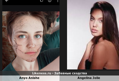 Anyo Anishe напоминает Angelina Jolie