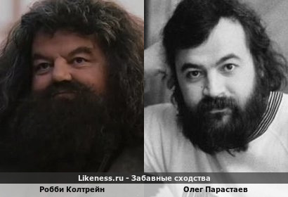 Робби Колтрейн похож на Олега Парастаева