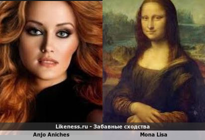 Anjo Aniches напоминает Mona Lisa