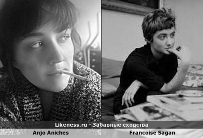 Anjo Aniches напоминает Francoise Sagan