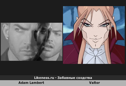 Adam Lambert напоминает Valtor