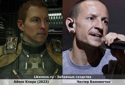 С кем только не сравнивали Айзека из ремейка первого Dead Space, и с Адамом Сэндлером, и с Дукалисом из Улиц разбитых фонарей, вот - даже на одну из икон ню-метала и то местами похож