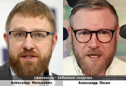 Александр Малькевич похож на Александра Песке