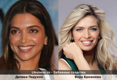 Дипика Падукон напоминает Веру Брежневу