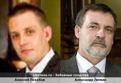 Алексей Похабов похож на Александра Литвина