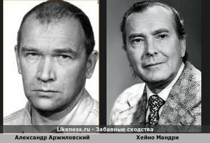 Александр Аржиловский похож на Хейного Мандри