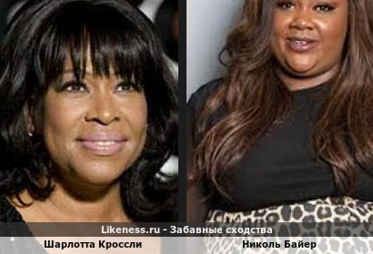 Шарлотта Кроссли похожа на Николь Байер