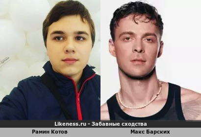 Рамин Котов похож на Макса Барскиха