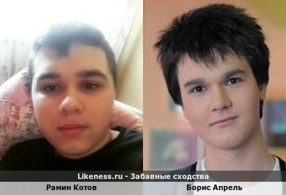 Рамин Котов похож на Бориса Апреля