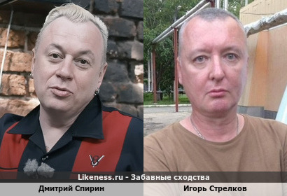 Дмитрий Спирин похож на Игоря Стрелкова