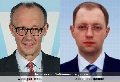 Фридрих Мерц похож на Арсения Яценюка