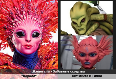 "Коралл" одновременно напоминает джедаев Кит Фисто и Типли