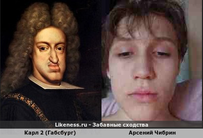 Карл 2 (Габсбург) похож на Арсения Чибрина
