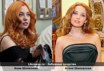 Оля Будилова из сериала "Школа" (Анна Шепелева) похожа на актрису и телеведущую Аглаю Шиловскую