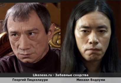 Георгий Пицхелаури похож на Михаила Водзуми