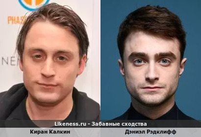 Киран Калкин похож на Дэниэла Рэдклиффа
