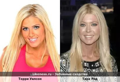 Торри Уилсон похожа на Тара Рид