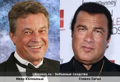 Ивар Калныньш похож на Стивена Сигала