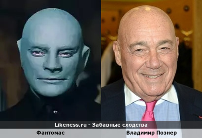 Фантомас похож на Владимира Познера