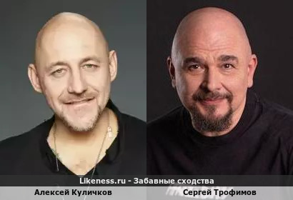 Алексей Куличков похож на Сергея Трофимова