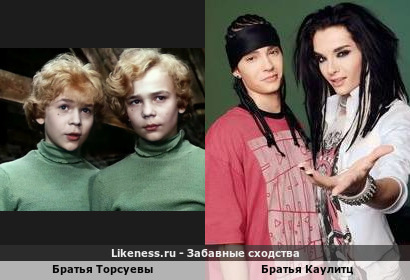 Братья Торсуевы похожи на Братьев Каулитц