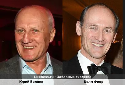 Юрий Беляев похож на Колм Фиора