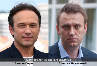 Венсан Перес похож на Алексея Навального