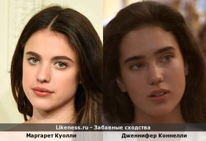 Маргарет Куолли похожа на молодую Дженнифер Коннелли