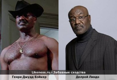 Негр в ковбойской шляпе из "Разыскивающего" (1980) похож на Делроя Линдо