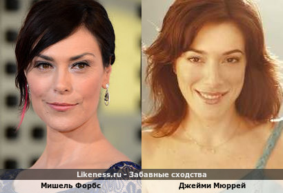 Мишель Форбс похожа на Джеймившего Мюррея