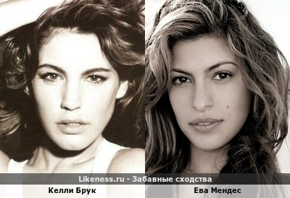 Келли Брук похожа на Еву Мендес