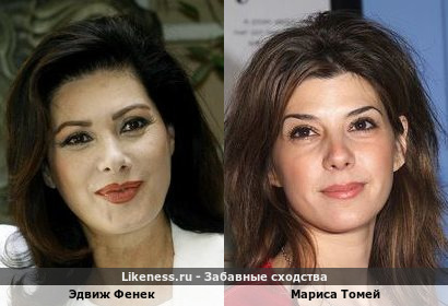 Эдвиж Фенек напоминает Марису Томей