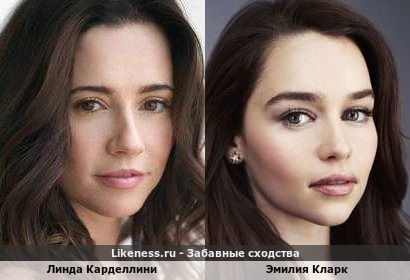 Линда Карделлини похожа на Эмилию Кларк