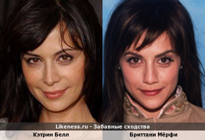 Кэтрин Белл похожа на Бриттани М&euml;рфи