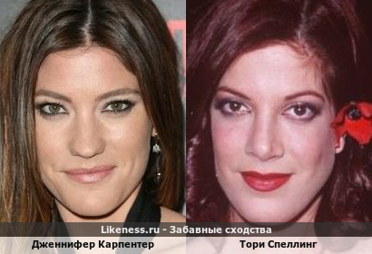 Дженнифер Карпентер похожа на Тори Спеллинг