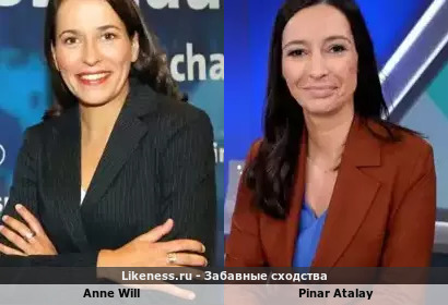 Tagesthemen sprecherin Anne Will und Pinar Atalay